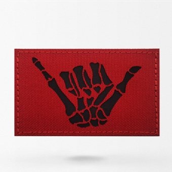 Skeleton hand patch