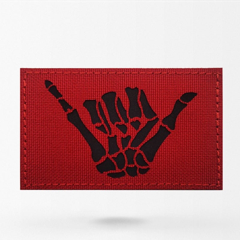 Skeleton hand patch
