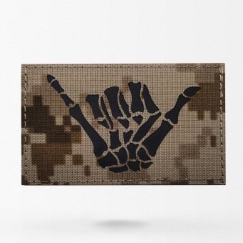 Skeleton hand patch