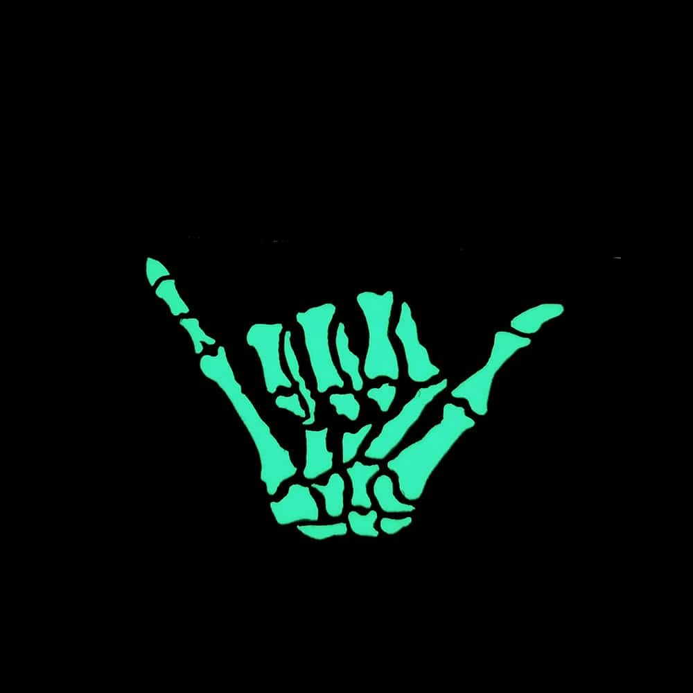 Skeleton hand patch