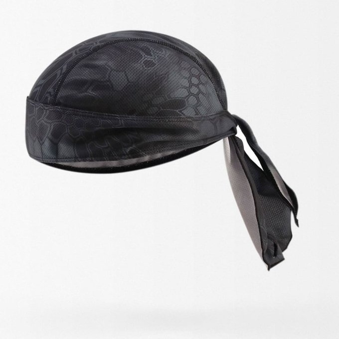 black camo bandana Kryptek Typhon