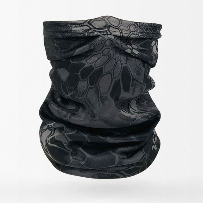 black camo neck gaiter kryptek typhon