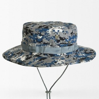 Digital blue boonie hat “Scout R5”