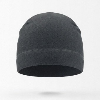Grey fleece beanie