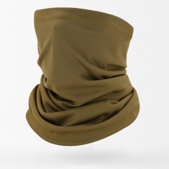 khaki neck gaiter