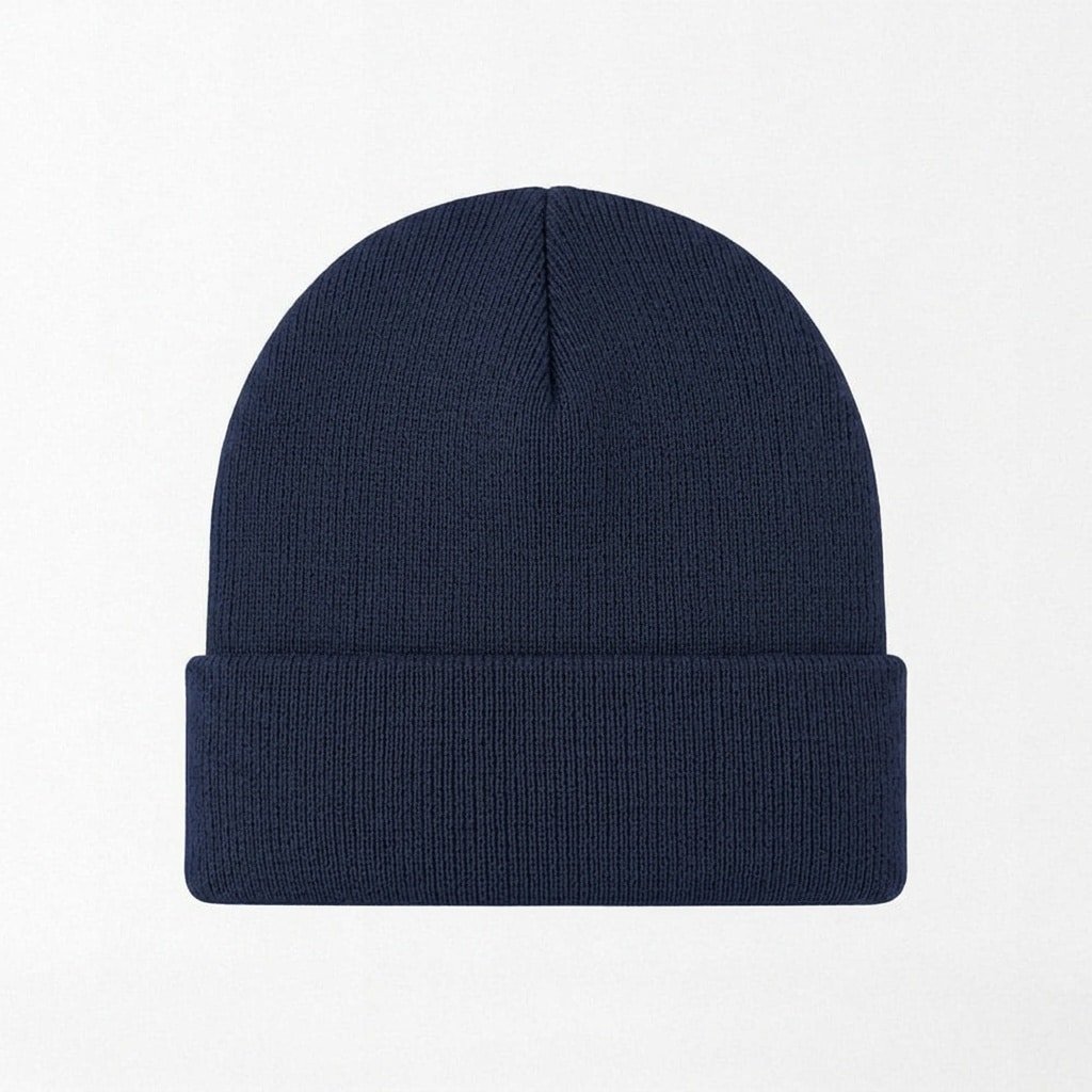 Military knit watch cap navy blue