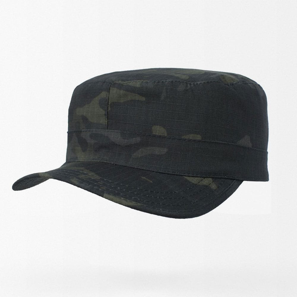Multicam Black camo patrol cap