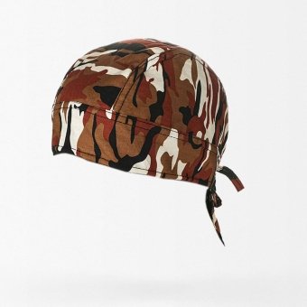 orange camo bandana