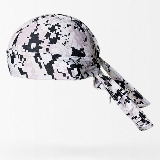 snow camo bandana