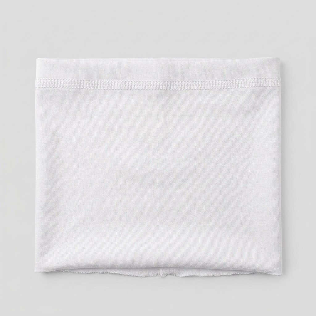 White neck gaiter