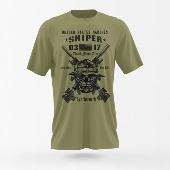 usmc sniper t shirt