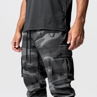 Black and grey camo joggers "Sportline"