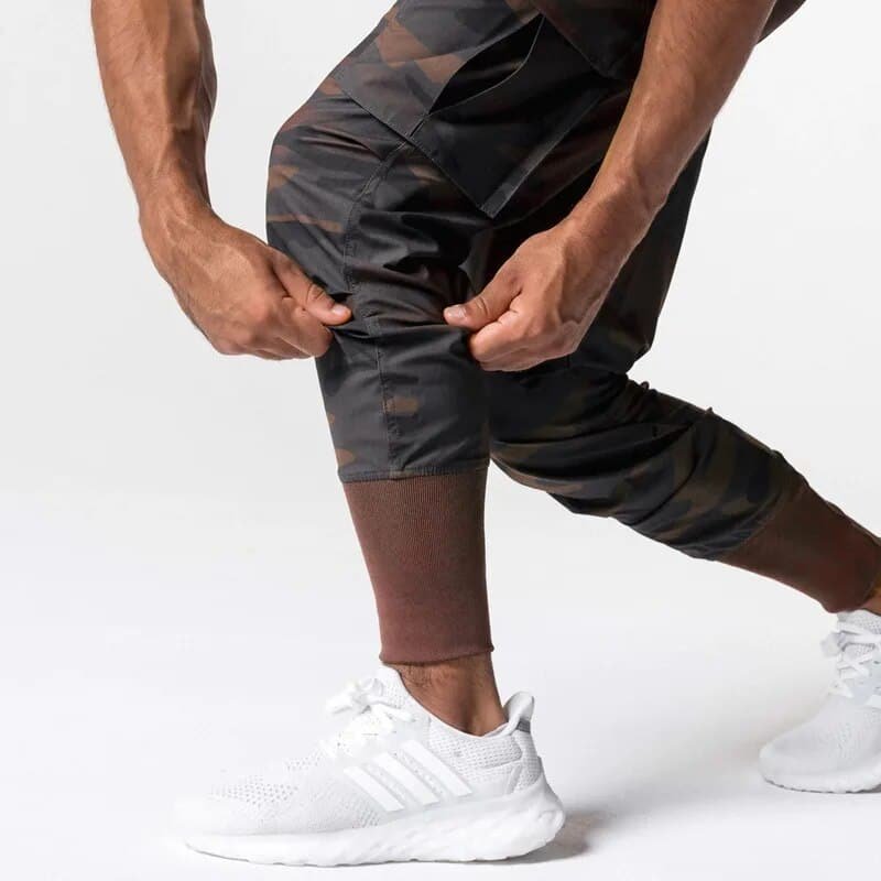 Brown camo joggers "Sportline"