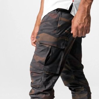 Brown camo joggers "Sportline"