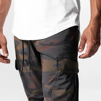 Brown camo joggers "Sportline"