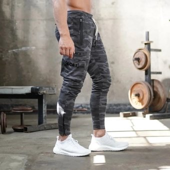 Camo joggers with zippers "Zip"