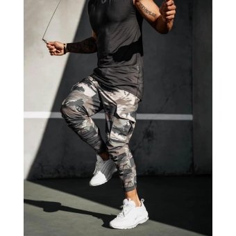 Green camo sweatpants "Operator"