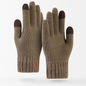 Knit army gloves