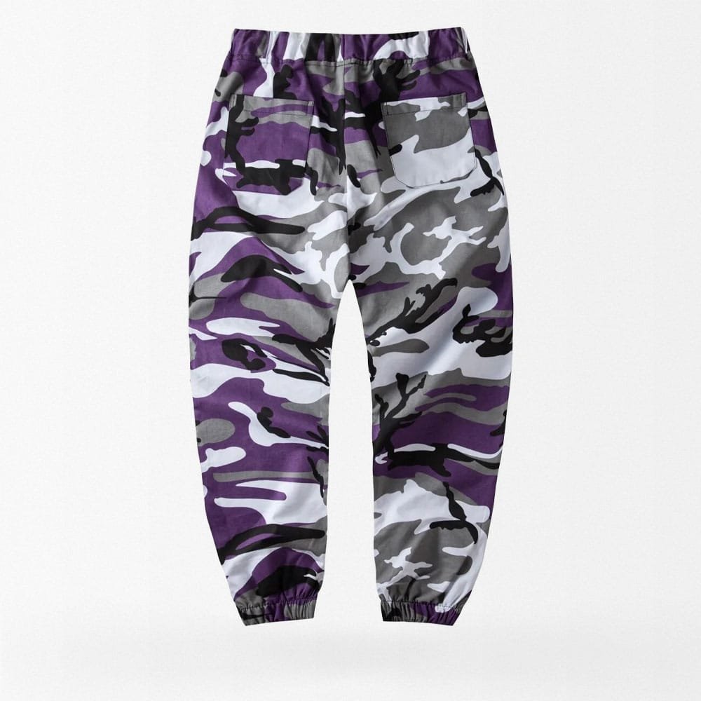 Purple camo joggers "Basis"