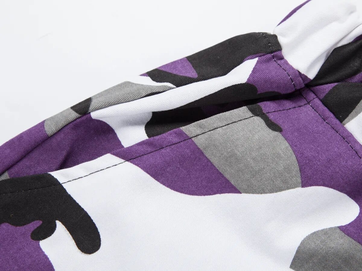 Purple camo joggers "Basis"