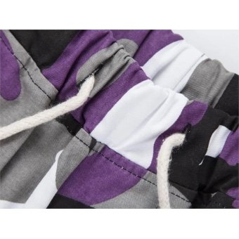 Purple camo joggers "Basis"