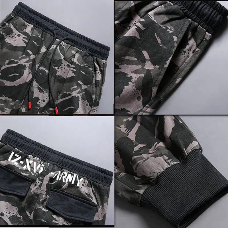 Streetwear camo cargo pants