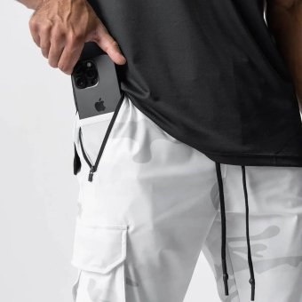 White camo joggers "Sportline"