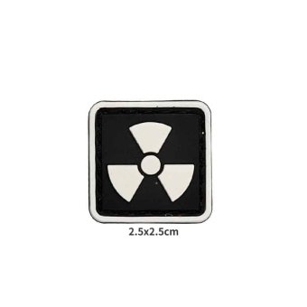 nuclear radiation patch  Blacl