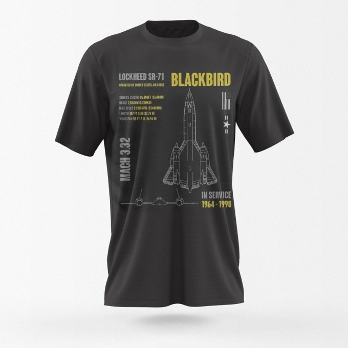 sr 71 blackbird t shirt