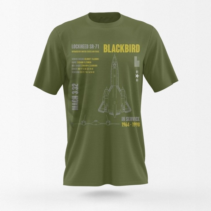 sr 71 blackbird t shirt