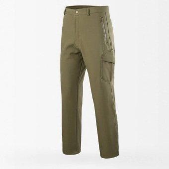Waterproof softshell pants - Olive