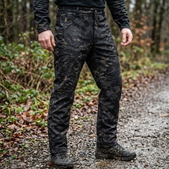 Waterproof softshell pants – Multicam Black