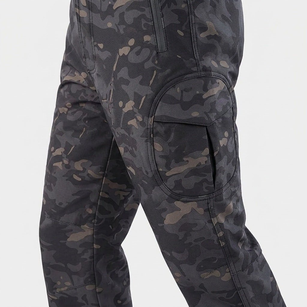 Waterproof softshell pants – Multicam Black