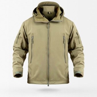 Khaki softshell jacket “Veter”