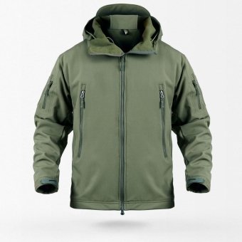 Veste softshell vert olive