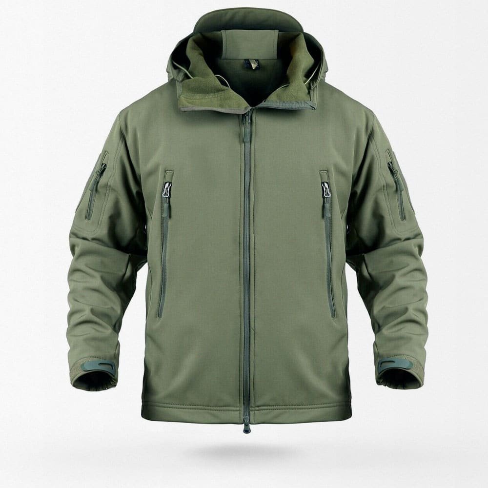 Veste softshell vert olive