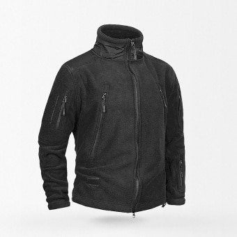 Military cold weather fleece jacket