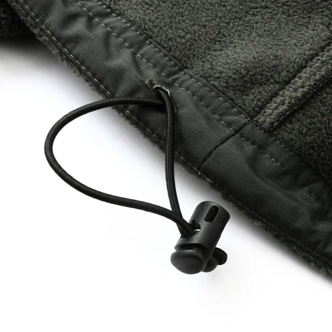 Military cold weather fleece jacket