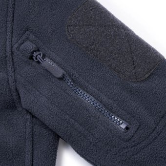 Tactical fleece jacket with hood