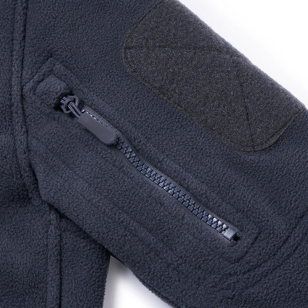 Tactical fleece jacket with hood