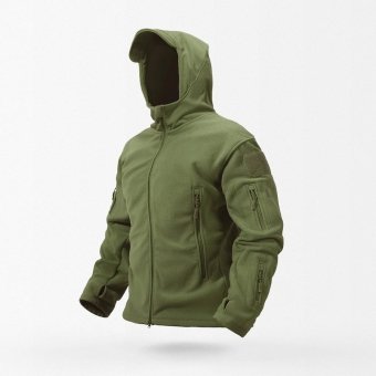 US Military hooded fleece jacket