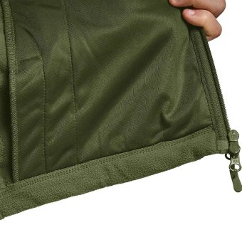 US Military hooded fleece jacket