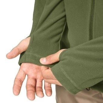 US Military hooded fleece jacket