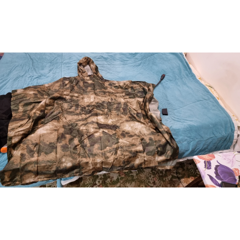 Poncho de pluie camouflage Multicam Tropic photo review