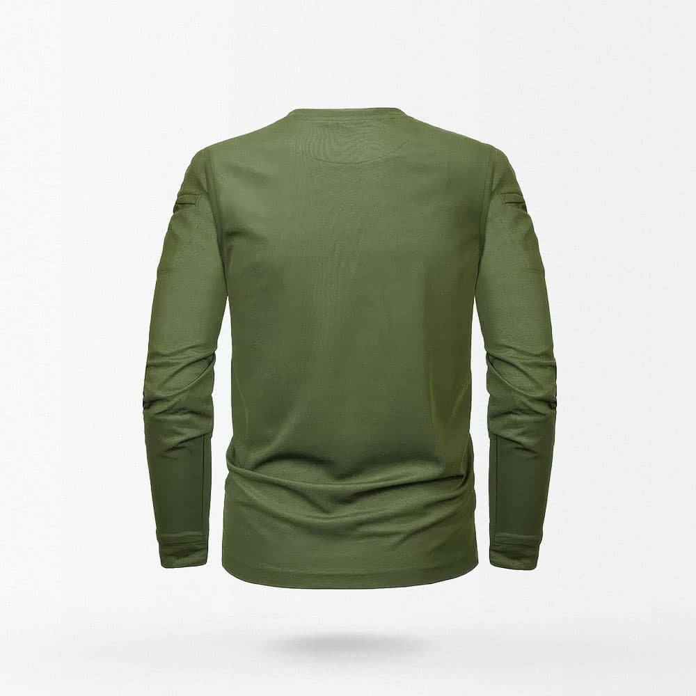 army green long sleeve shirt