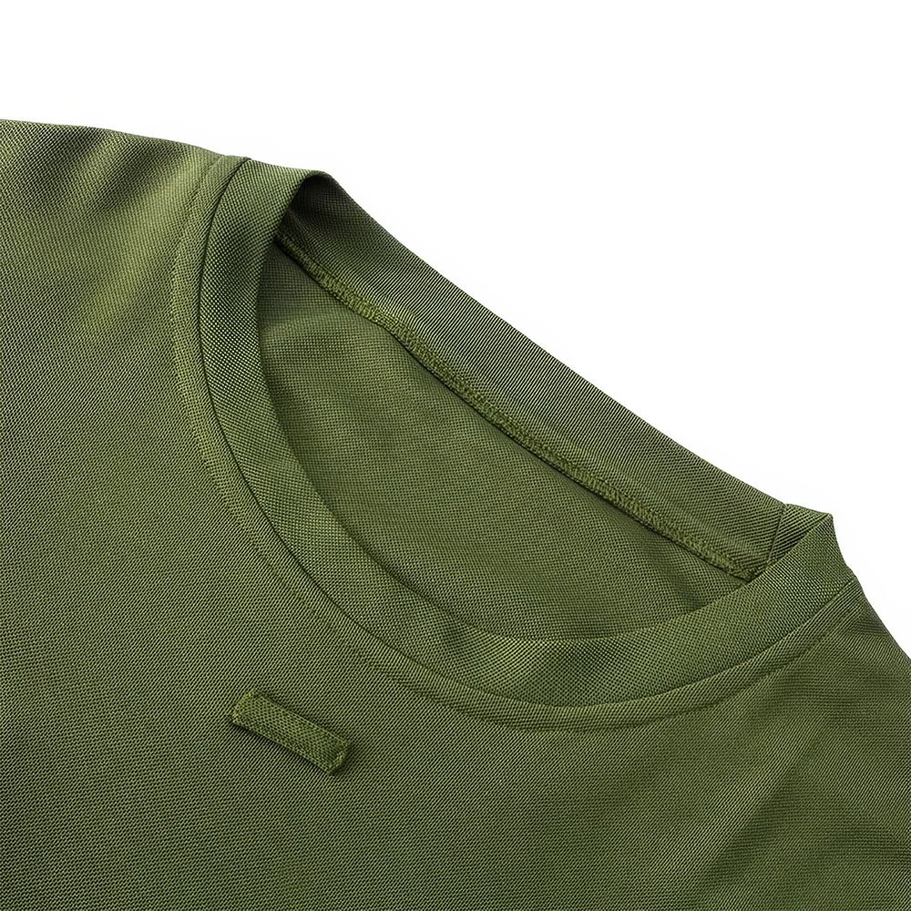 army green long sleeve shirt