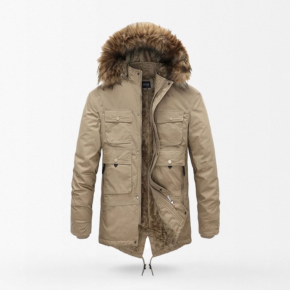 army parka jacket with fur