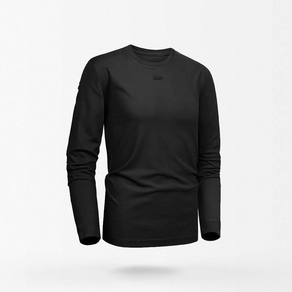 black military long sleeve shirt