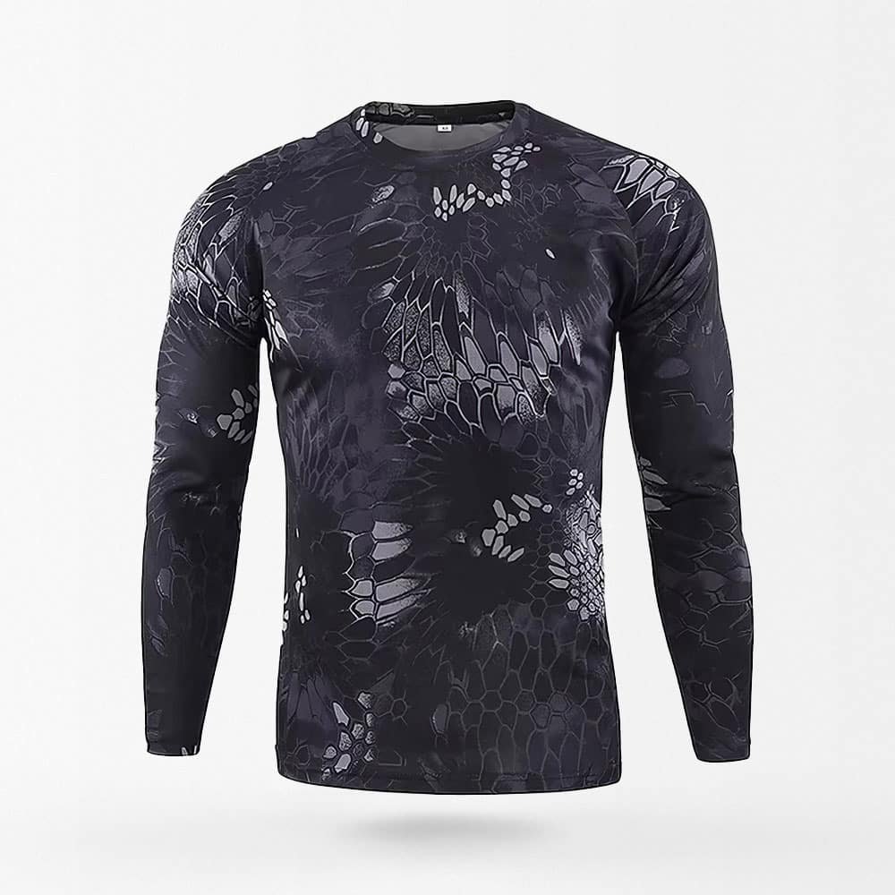 camo compression shirt long sleeve - Kryptek Typhon