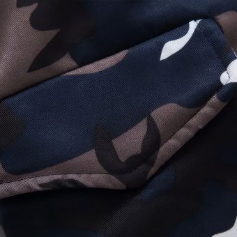 camouflage parka with fur hood